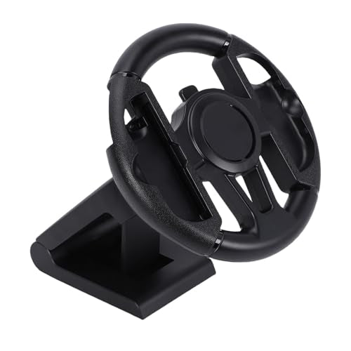GOWENIC Game Controller Steering Wheel Table Attachment, Replacement Racing Wheel with Suction Cup Mount for 2, Stable Support Steering Stand for Racing Games