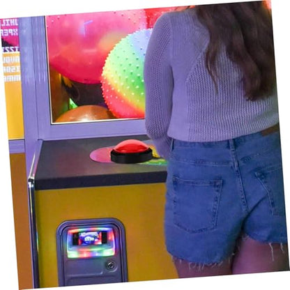 Game Machine Push Button with Light Replacement Switch for Competition Games Easy Operation for Arcade and Gaming Machines LED Illuminated Design