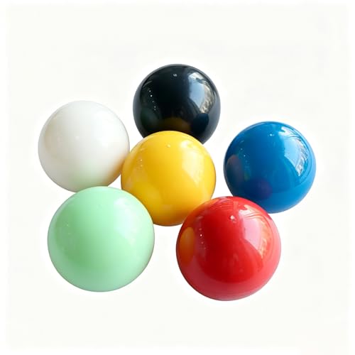 2Pcs Yellow Arcade Joystick Ball Top 35mm M6 Thread Replacement Joystick Knob for DIY Fight Stick, Home Arcade, Commercial Gaming Machine – PS & ABS Material 30g (Yellow) - color: Yellow