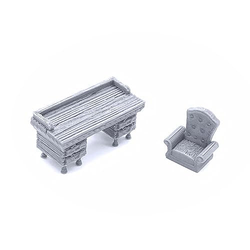 Library Furniture - DND Terrain Compatible with Dungeons and Dragons, 28mm Miniature Wargaming, Tabletop RPGs, Wargame Scenery