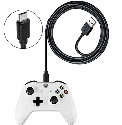 Akingdleo Replacement Xbox one Controller Charging Cable,5FT Micro USB Charge and Play Data Sync Cord Compatible for Xbox One S/X Elite Dualshock 4 Controller