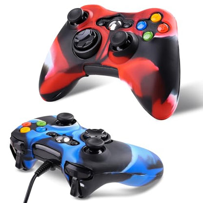3 Pack of Xbox 360 Controller Skin, Leery Premium Super Grip Protective Skin Case Cover for Xbox 360 Controller