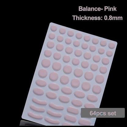 Universal Dot Mouse Skates 64Pcs - PTFE Feet Compatible with Logitech Superlight 2 G502 G305 Razer DeathAdder Viper V3 Pro Balanced Pink - color: Balanced Pink