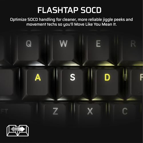 Corsair Vanguard 96 Wireless Mechanical RGB Gaming Keyboard – QWERTY US, 96% Layout, Hot-Swappable MLX Switches, 8000Hz Hyper-Polling, Stream Deck Integration, Flashtap SOCD – Black