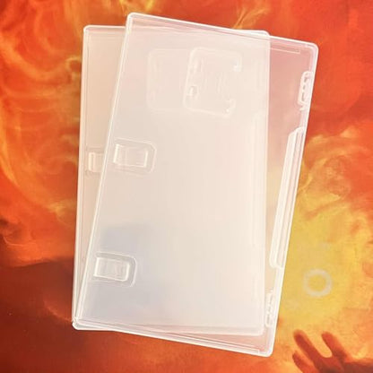 Replacement Case for Nintendo Switch and Switch 2 Games - Gaming Accessory - Replaces Clear Retail Game Case, with Clear Cover for Box Art. (2-Pack) - size: 2 Pack