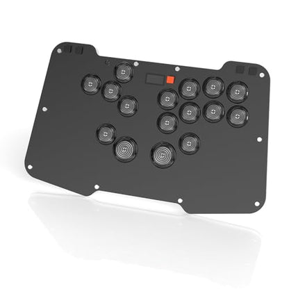 BITFUNX Duelpad Leverless Controller Arcade Stick, Zen16 Arcade Controller for PC/PS3/PS4/PS5/Switch/Steam, All-Button Arcade Fight Stick with SOCD/TURBO/Custom RGB/Hot-Swap/Low-Profile Switch - size: Large