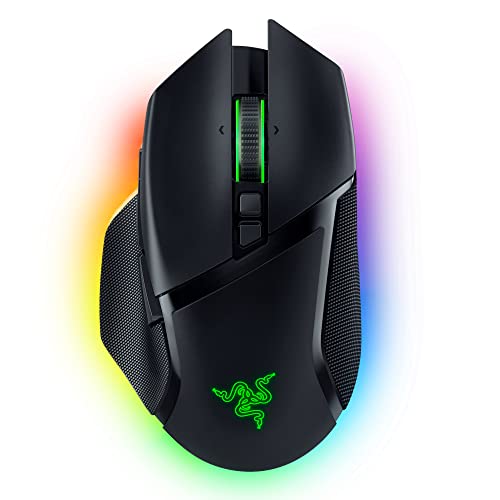 Razer Basilisk V3 Pro Wireless Gaming Mouse: HyperScroll Tilt Wheel - 30K DPI Optical Sensor - Gen-3 Optical Switches - 13-Zone Chroma RGB - 13 Programmable Controls - 3 Connection Modes - Black - color: Classic Black