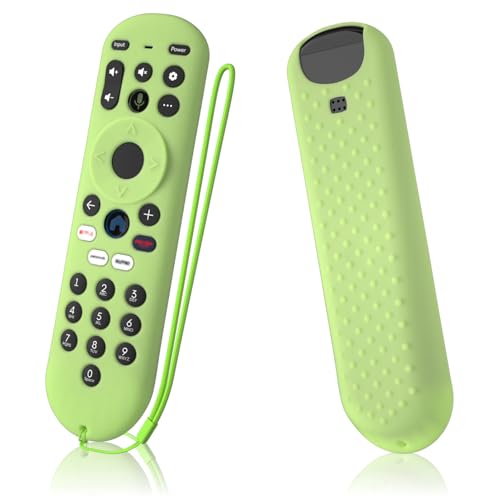 Remote Control Cover for Xumo Steam Box Remote Silicone Case Compatible with Pioneer Xumo TV Remote Shockproof Protective Silicone Sleeve (Glow Green) - color: glow green