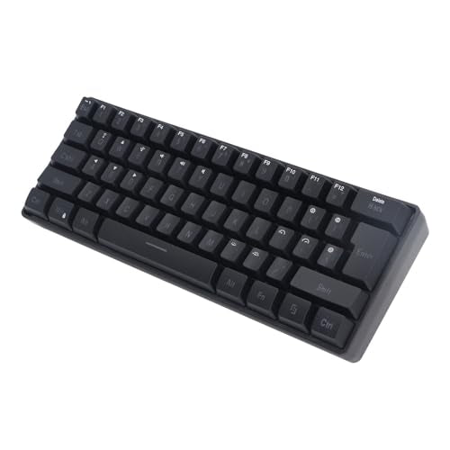 Semme 3 Mode Silent RGB Backlight Keyboard Wired Compatibility for Laptop Phone Tablet Gaming and Office Use (Black) - color: Black