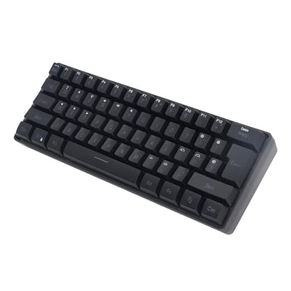Semme 3 Mode Silent RGB Backlight Keyboard Wired Compatibility for Laptop Phone Tablet Gaming and Office Use (Black) - color: Black
