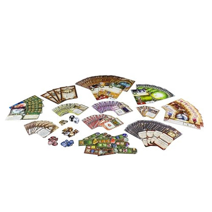 Elder Sign Unseen Forces Board Game EXPANSION - Mystical Blessings, Curses, and New Challenges! Cooperative Dice Adventure, Ages 14+, 1-8 Players, 1-2 Hour Playtime, Made by Fantasy Flight Games