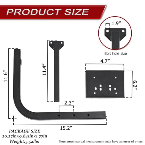 Racing Shifter Mounting Bracket with Mounting Bolts Fits for Our Race Game Simulator Stand, 30MM Mounting Pipe,for Steering Wheel Stand
