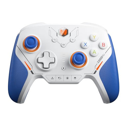 Black Shark BIGBIG WON BLITZ2 Wireless Controller, 16 Fully Mechanical Micro Switch, 2000Hz Report Rate, Carbon Film Joystick, PC Controller for PC/Switch/iOS/Android - color: Blue