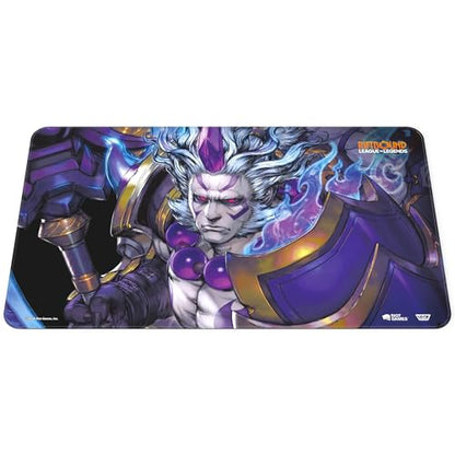 Riftbound: League of Legends - Playmat: Darius -TCG Spiritforged Spirit Blossom, 24x14, Neoprene, Character Art, Tabletop Trading Card Game Accessory - style: Darius