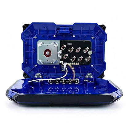 KBSure Arcade Fight Stick Joystick (black blue) - color: Black Blue
