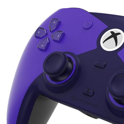 Hyperkin The Competitor Wired Controller for XBOX Series X|S, XBOX One & PC with Hall Effect Joysticks & Impulse Triggers; Symmetrical Layout & Precision D-Pad - Officially Licensed XBOX - Murasaki - color: 퍼플.