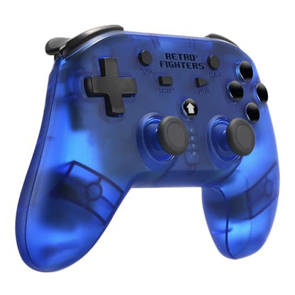 Retro Fighters Defender Next-Gen PS1 - PS2 - PS3 - PS Classic - Switch & PC Compatible Wireless Controller, Blue - color: Blue
