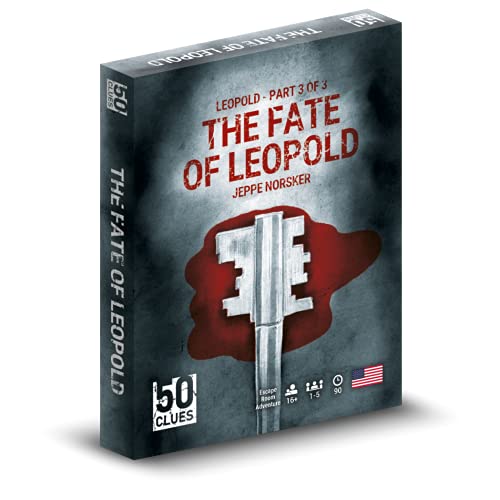 50 Clues:Part Three:The Fate of Leopold – 1-5 Players – Party Card Games – 90 Minutes of Gameplay – Games for Family Game Night and Parties – Card Games for Teens and Adults Ages 16+ - English - style: A. 50 Clues: The Fate of Leopold