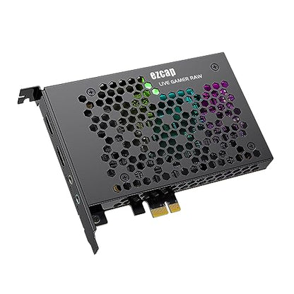 Game Capture Card, HDMI PCI-E 4K 30fps Record | Live Stream from Gaming Systems, Camcorders, DSLRs, Support Zero Delay HDMI Loop-Out