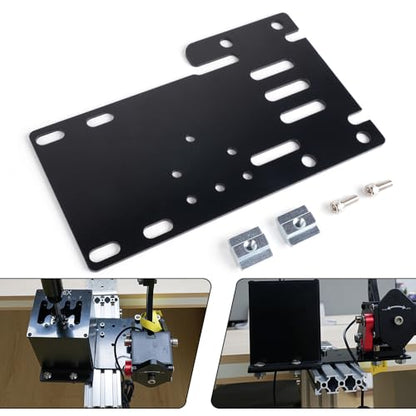 RASTP PC USB Handbrake Plate For SIM Racing Games Logitech G27 G25 G29 T500 T300(ONLY Plate),Style B - color: Style B-Black