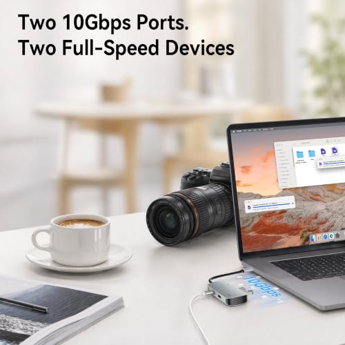 Yottamaster USB C Hub 5-in-1 with 4K HDMI for MacBook/iPad/iMac | USB C to HDMI with 100W PD, 4K@60Hz HDMI, 2*USB 3.2 Gen 2 10Gbps Data Transfer Ports, 1 USB 2.0 Port