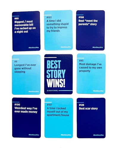 Best Story Wins | A Party Game of Juicy Conversation Starters | Ages 17+
