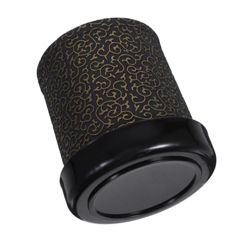 1Set Silent Dice Cup with Dice and Base Compact PU Shaking Container for Parties and Ktv Easy to Clean and Convenient Dice Storage