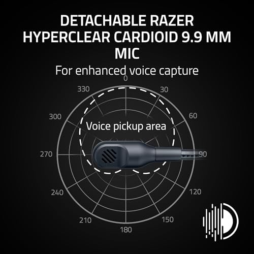 Razer BlackShark V3 X HyperSpeed Wireless Gaming Headset for PS5: 50mm Drivers - Cardioid Mic - 2.4 GHz, Bluetooth - Works with PC, Mac, Nintendo Switch, Smartphone - Long Battery Life - Black - color: Black, style: PS5