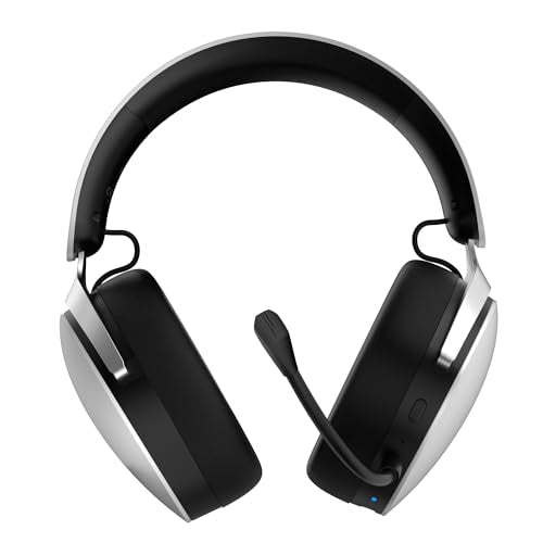 Acer 2.4GHz Wireless Gaming Headsets for PS5, PS4, PC, Switch, Tri-Mode Gaming Headphones with Noise Canceling Mic, Stereo Sound, 40+Hr Battery, 50mm Drivers - White - color: White