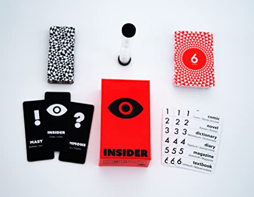 Oink Games Insider - Japanese Social Deduction & Guessing Game | Ages 9+ | Fast-Paced Party Game with Hidden Roles