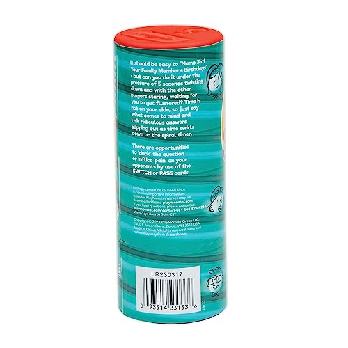 5 Second Rule Family Edition (Mini Tube) - Simple Question Card Game for Family Fun, Party, Kids, Travel, Game Night & Sleepovers - Think Fast and Shout Out Answers - Ages 8+ - style: Mini Family