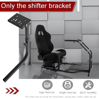 Racing Shifter Mounting Bracket with Mounting Bolts Fits for Our Race Game Simulator Stand, 30MM Mounting Pipe,for Steering Wheel Stand