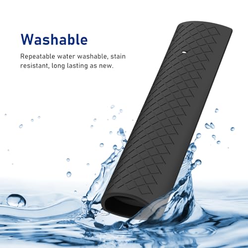 Silicone Case Cover for Voice Remote ERF3A90 for U7G U8 U9G Series 4K ULED, Black Sleeve - color: Black