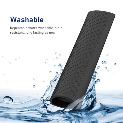 Silicone Case Cover for Voice Remote ERF3A90 for U7G U8 U9G Series 4K ULED, Black Sleeve - color: Black