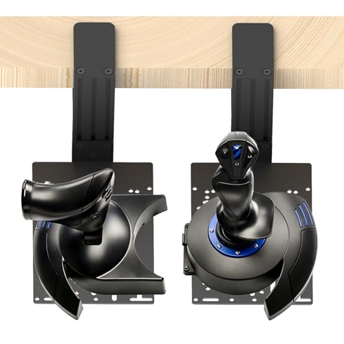 Table Mount Compatible for Logitech X52/X52 Pro/X56/X56 Rhino/Throttle Quadrant/Thrustmaster Warthog 10C & throttle/T.16000M FCS/TCA Officer Pack Airbus/TSSH Handbrake/VKB Gunfighter MK.lll etc