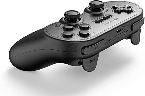 8Bitdo Sn30 Pro+ Bluetooth Controller Wireless Gamepad for Switch, PC, macOS, Android, Steam and Raspberry Pi (Black Edition)