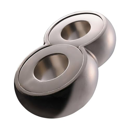 BePuzzled | Infinity Hanayama Metal Brainteaser Puzzle Mensa Rated Level 6, for Ages 12 and Up