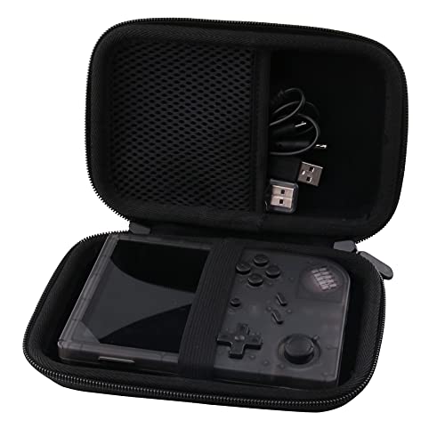 WERJIA Hard Carrying Case Compatible with RG40XX V Handheld Game Console RG 40XXV,Analogue Pocket Handheld Game Console (Case Only) (black) - style: Black