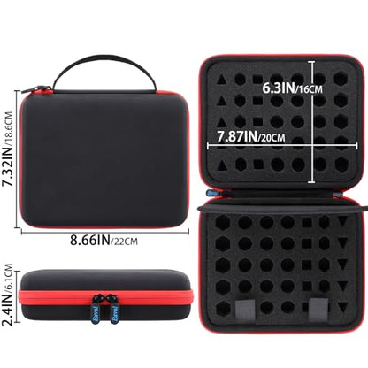 DND Dice Storage Case with Detachable dice sponge and tray | Storage of DND dice, With Detachable Dice Sponge, Sponge have separate grooves prevent collision and damage to each other - style: Rectangle Case