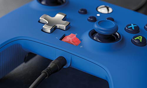 PowerA Enhanced Wired Controller for Xbox Series X|S - Blue, Officially Licensed for Xbox - color: Blue