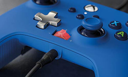 PowerA Enhanced Wired Controller for Xbox Series X|S - Blue, Officially Licensed for Xbox - color: Blue