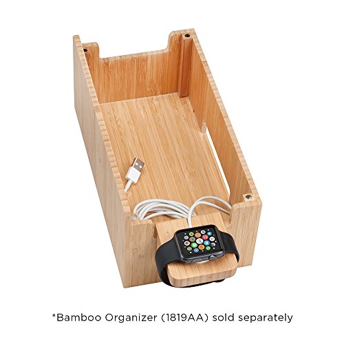 MobileVision Compatible Stand for Apple iWatch Adapter for use with Bamboo Charging Stations and Multi-Device Organizers - color: Apple Watch Adapter Only
