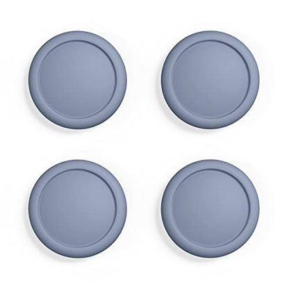 eXtremeRate PlayVital Switch Joystick Caps, Switch Lite Thumbstick Caps, Silicone Analog Cover for Switch OLED Joycon Thumb Grip Rocker Caps for Nintendo Switch & Switch Lite - Slate Gray - color: Slate Gray
