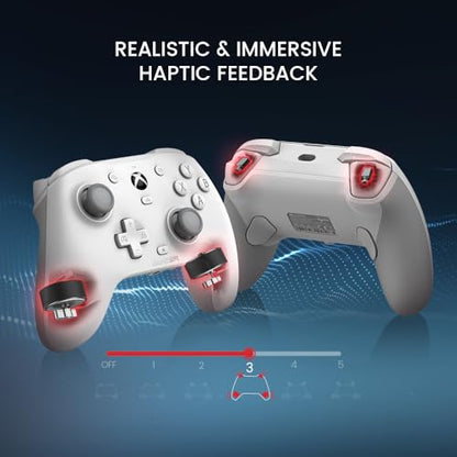 GameSir G7 HE Wired XBOX Controller, Hall Effect Sticks | Officially licensed Controller for XBOX Series X|S, XBOX One, Windows 10|11, PC, Video Game Controller - color: White