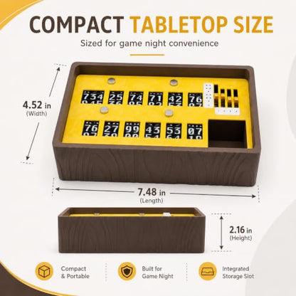 TTRPG Command Tray & Life Tracker | 0-999 Health Counter, 9-Slot Token Organizer, Level 4 Spell Tracker | Authentic Medieval Fantasy Tabletop Gaming Accessory