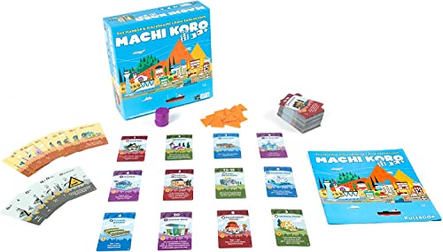 Pandasaurus Games Machi Koro THE EXPANSIONS - Harbor and Millionaire's Row Expansion Sets,Fast-Paced Dice Rolling Board Game for Kids and Adults,Ages 8+,2-5 Players,30-45 Min Playtime - style: Expansion