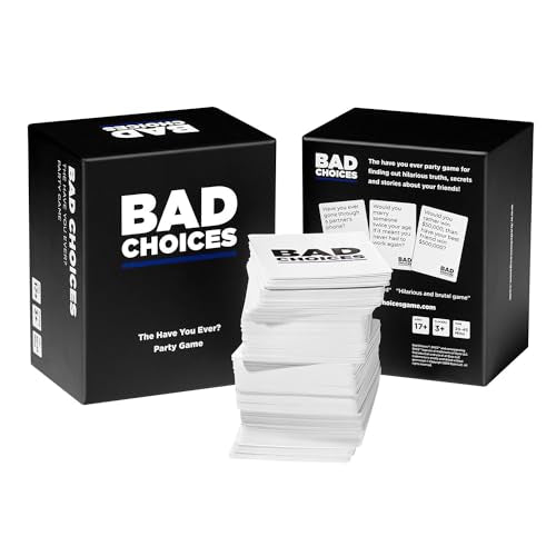 BAD CHOICES Party Game + After Dark Set – Hilarious Adult Card Game for Friends & Game Night | Funny Conversation & Icebreaker Board Game for Parties, Pregames, Social Gatherings & Fun Gift Ideas