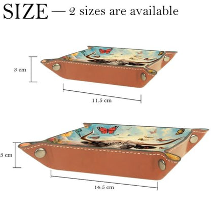 Highland Cow Flower Dice Tray Dice Rolling Tray Folding Dice Holder for Dice Games, Like RPG, DND and Other Table Games - color: Multi 20