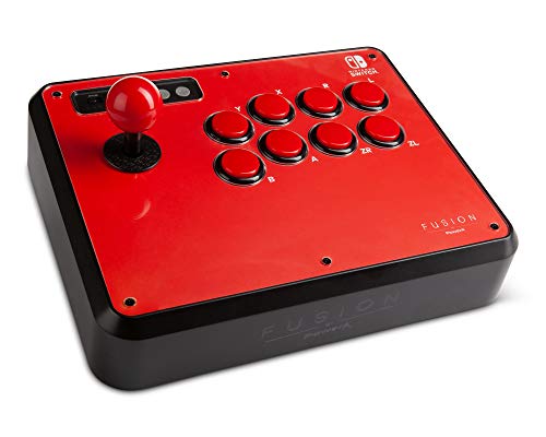 POWER A Fusion Wireless Arcade Stick for Nintendo Switch, Lite, Fight Stick, Gamepad, Game Controller, Bluetooth Controller, Officially Licensed - Nintendo Switch