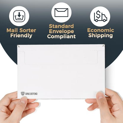 510-Pack Card Shipping Envelopes - 7 x 4.35 Inches Trading Cards Self-Adhesive Mailers, Perfect Fit for Semi-Rigid Sleeves, Toploaders & Ding Defend Protectors - Hobby Mailing Supplies - color: White - 510 Pack